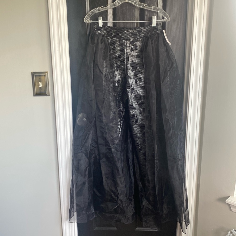 Anthropologie House of Perna Cassandra Trendy Street Black Skirt/Pants-Size XS - Picture 7 of 14